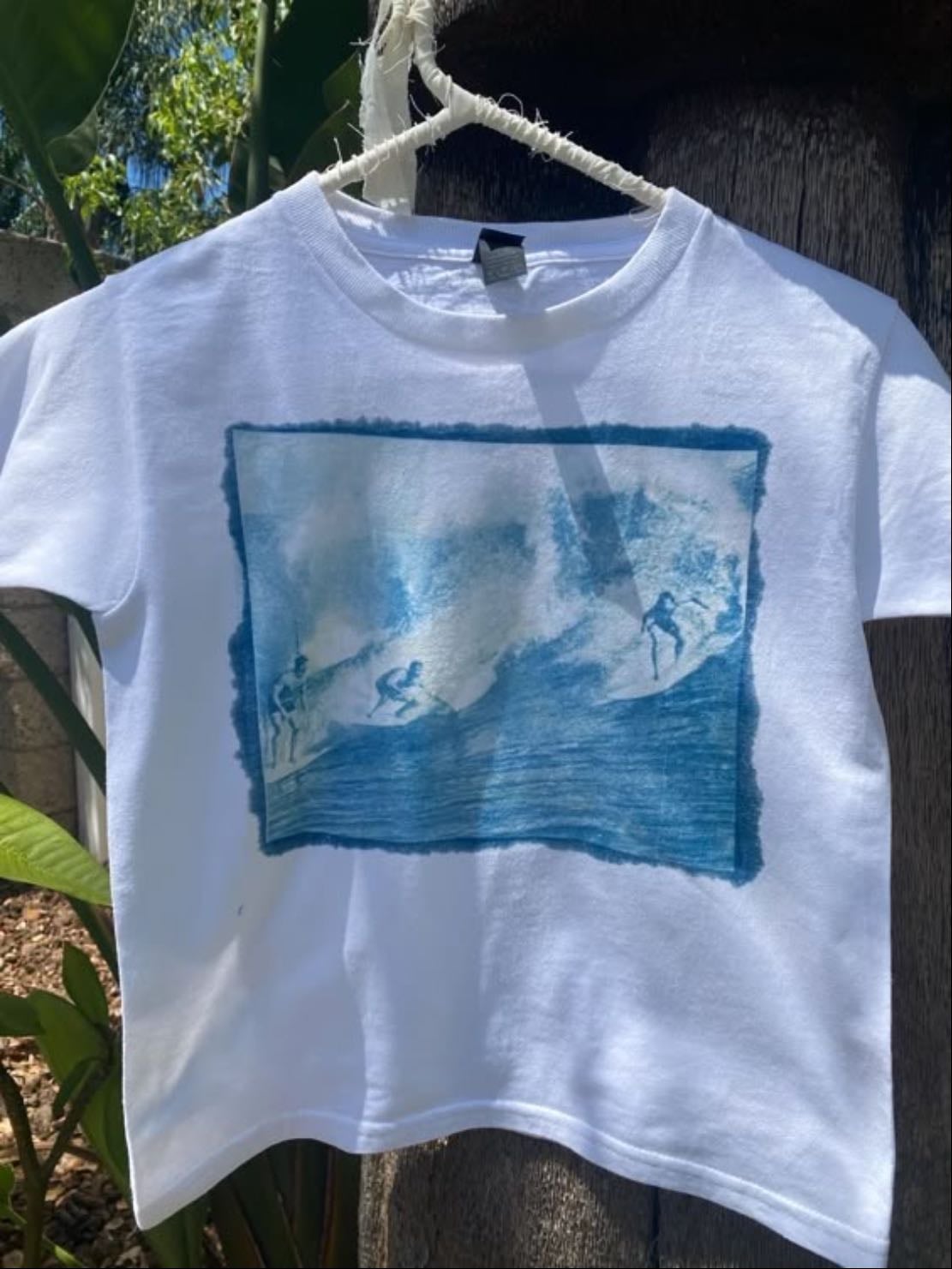 sun print surfers baby tee