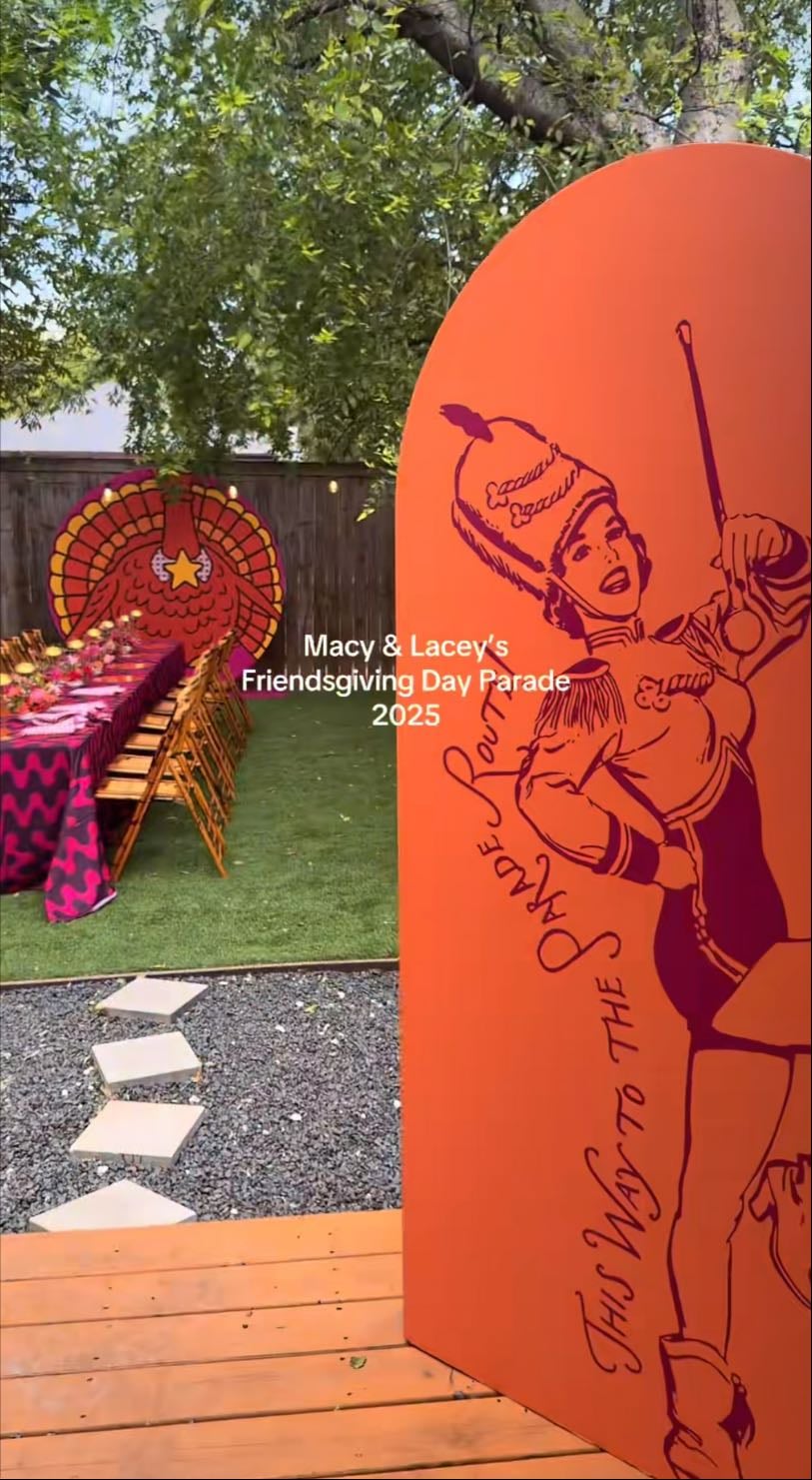 friendsgiving day parade - @socialllamaevents on tiktok