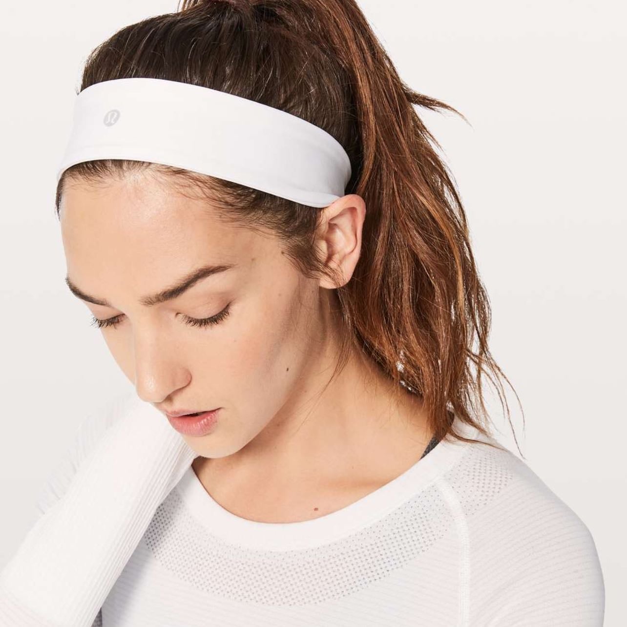 lululemon white headband