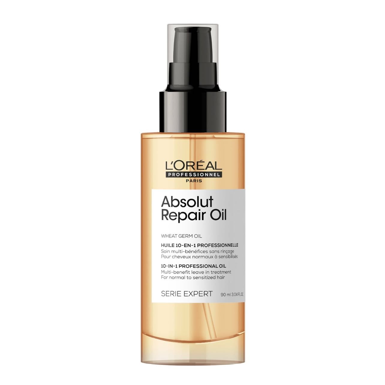 2. Hair oil - Poner aceite para el pelo de medios a punta. Enrollar mechones. Yo uso el absolute repair de L’oréal