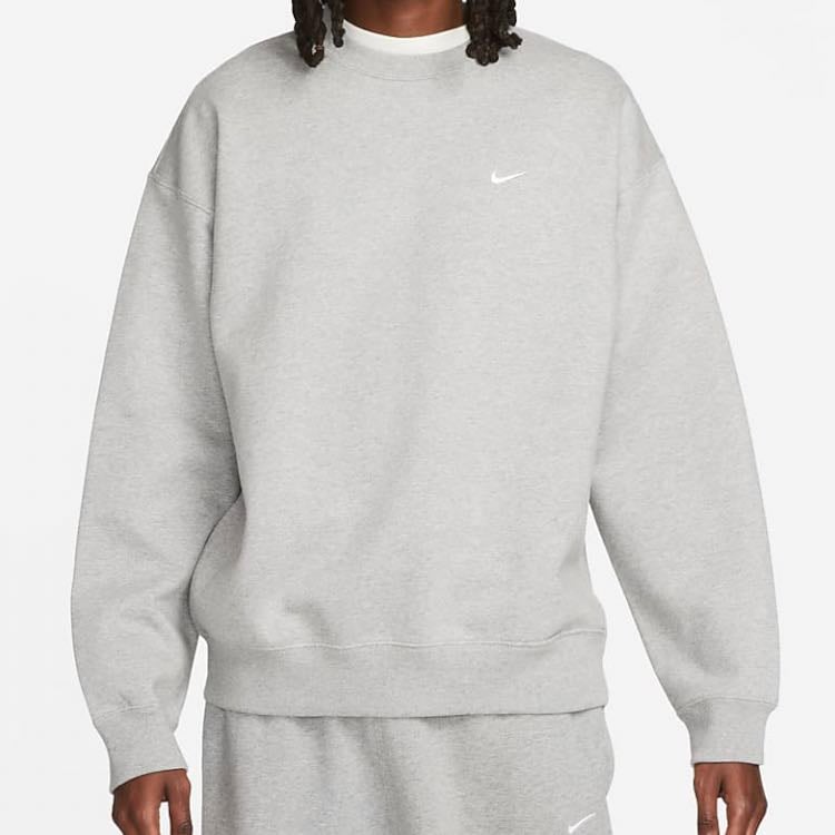 Nike Solo Swoosh - Men's Fleece Crew - $90