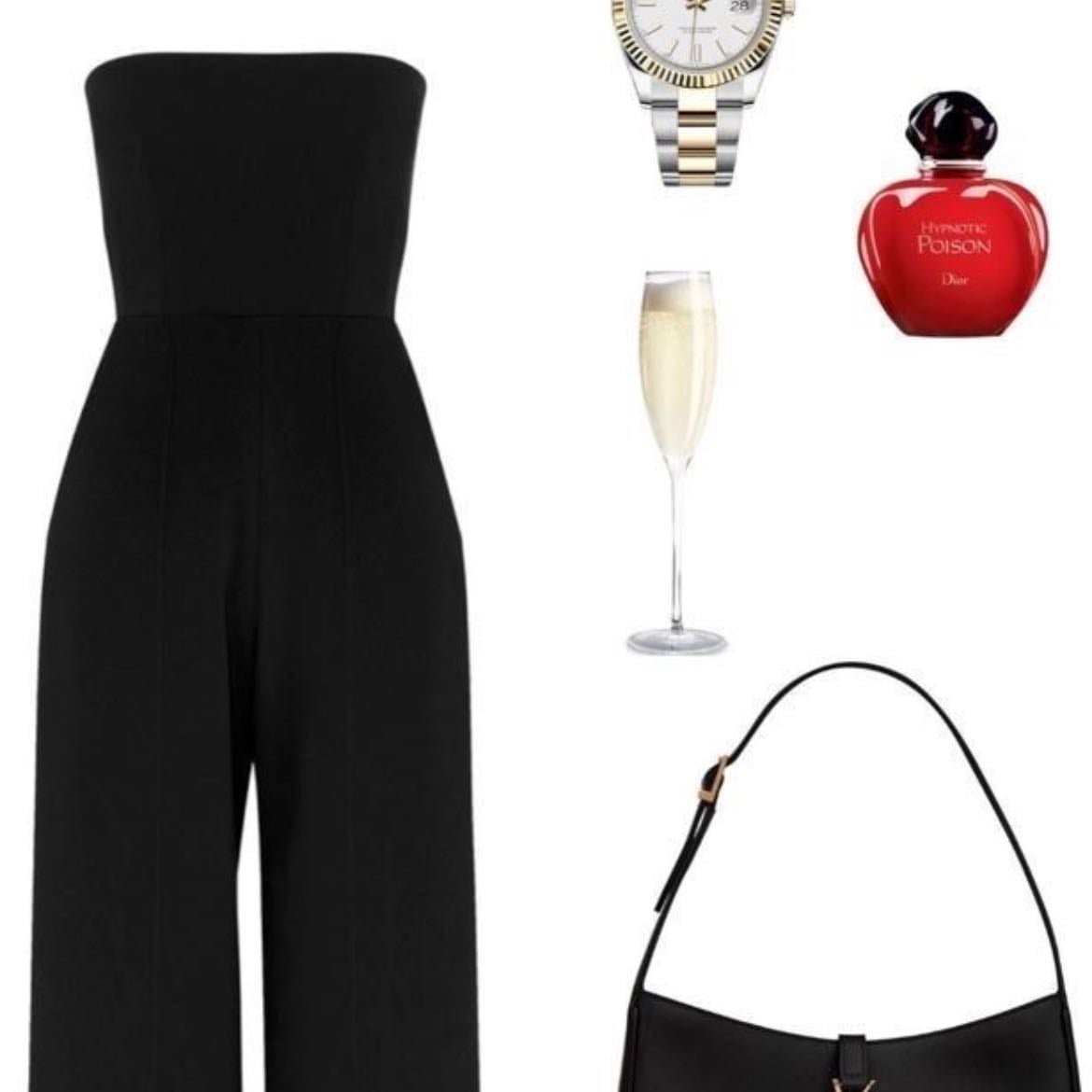 Total black outfit