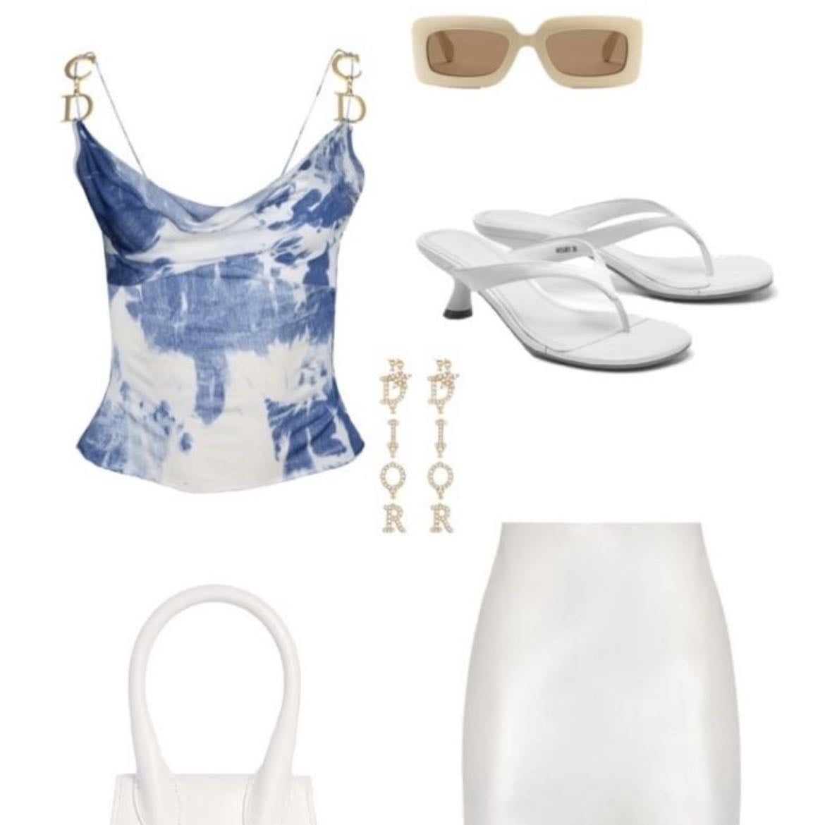 Blue navy/white outfit