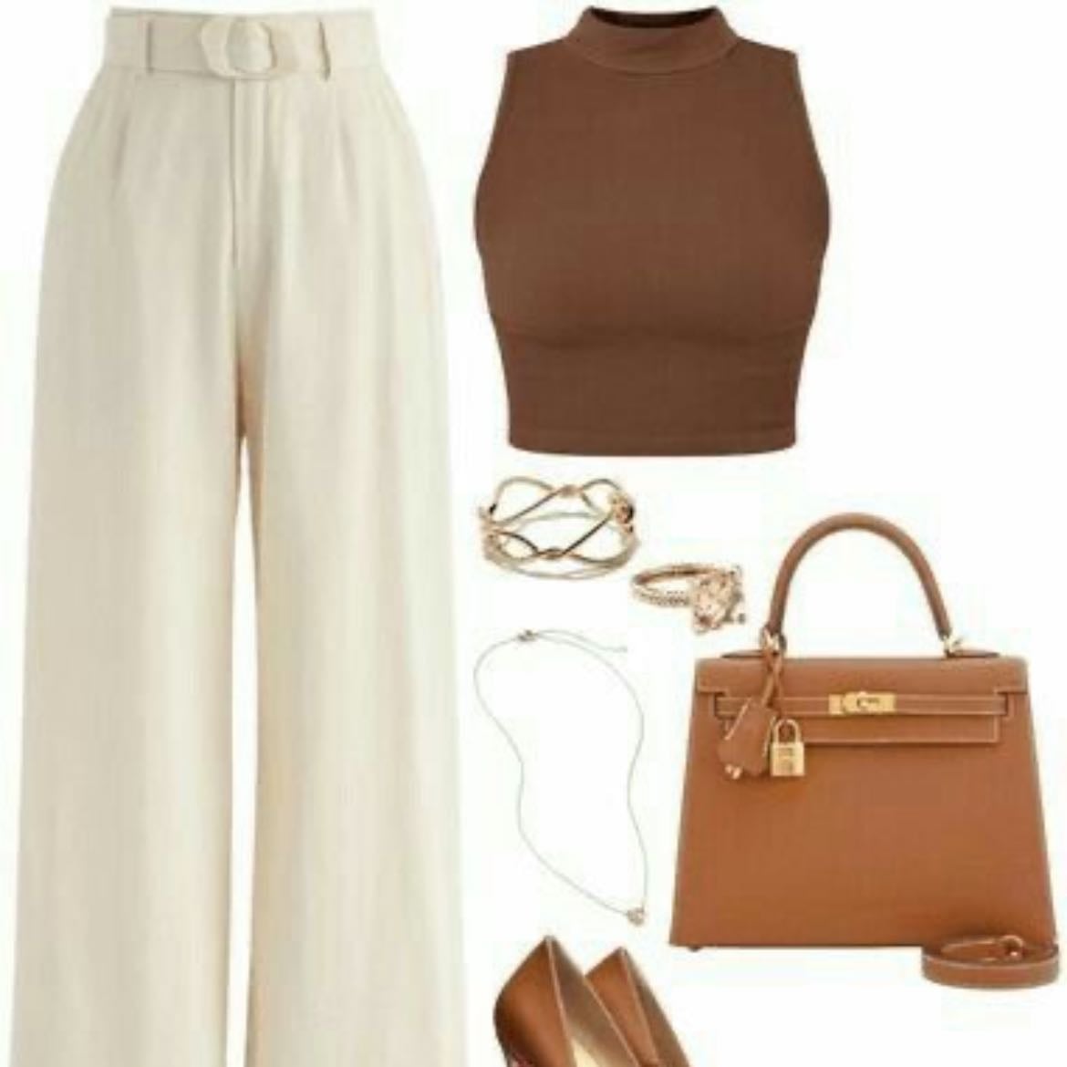 Brown/beige outfit