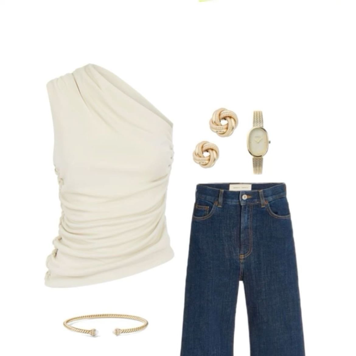 Beige/denim