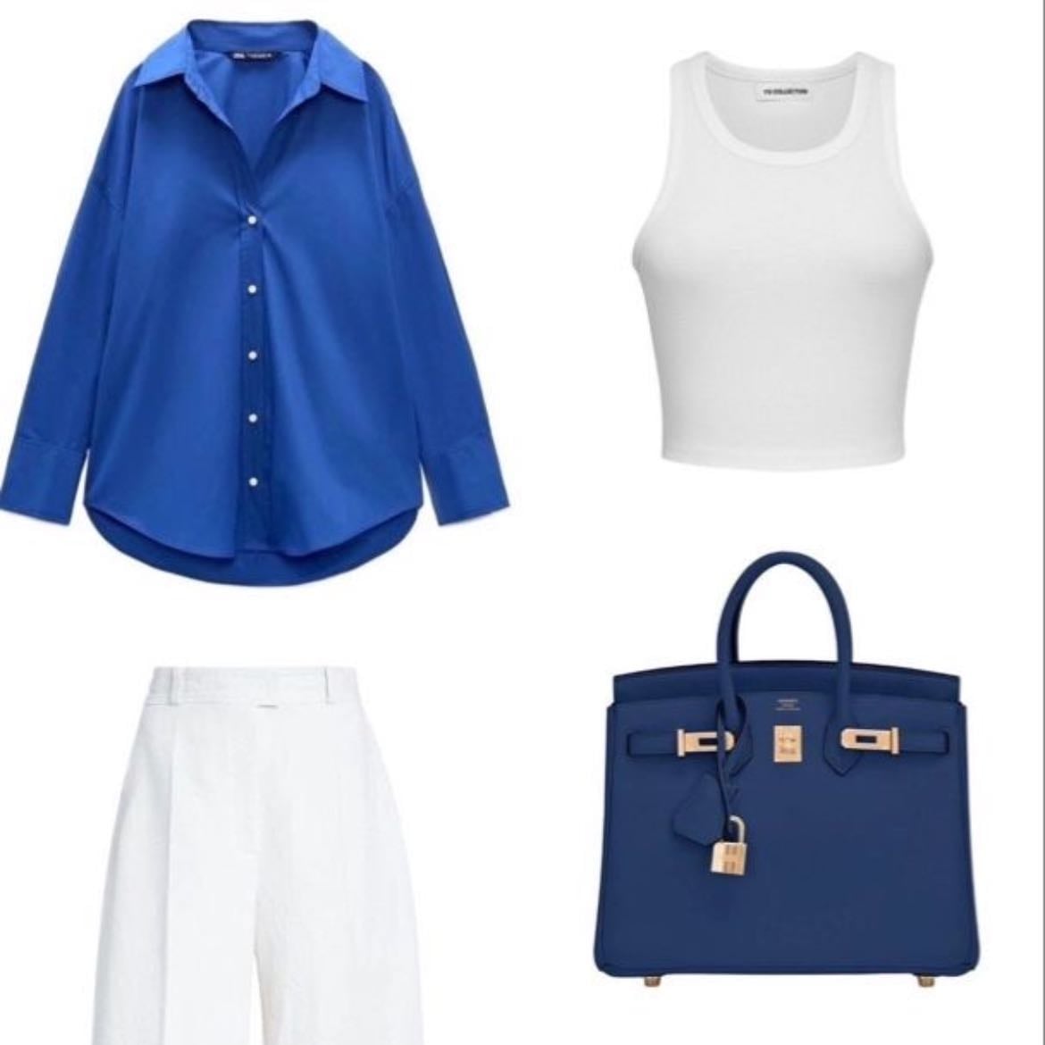 Blue navy outfit