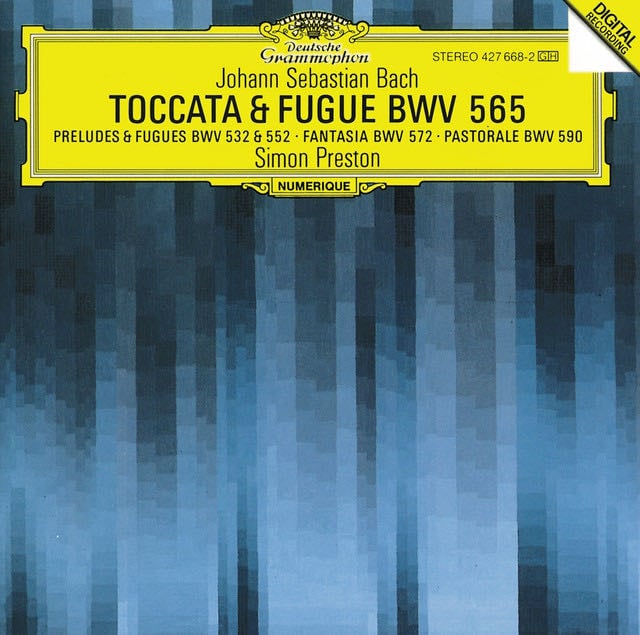 Toccata & Fugue in D Minor, BWV 565: I. Toccata - Song · Johann Sebastian Bach, Simon Preston