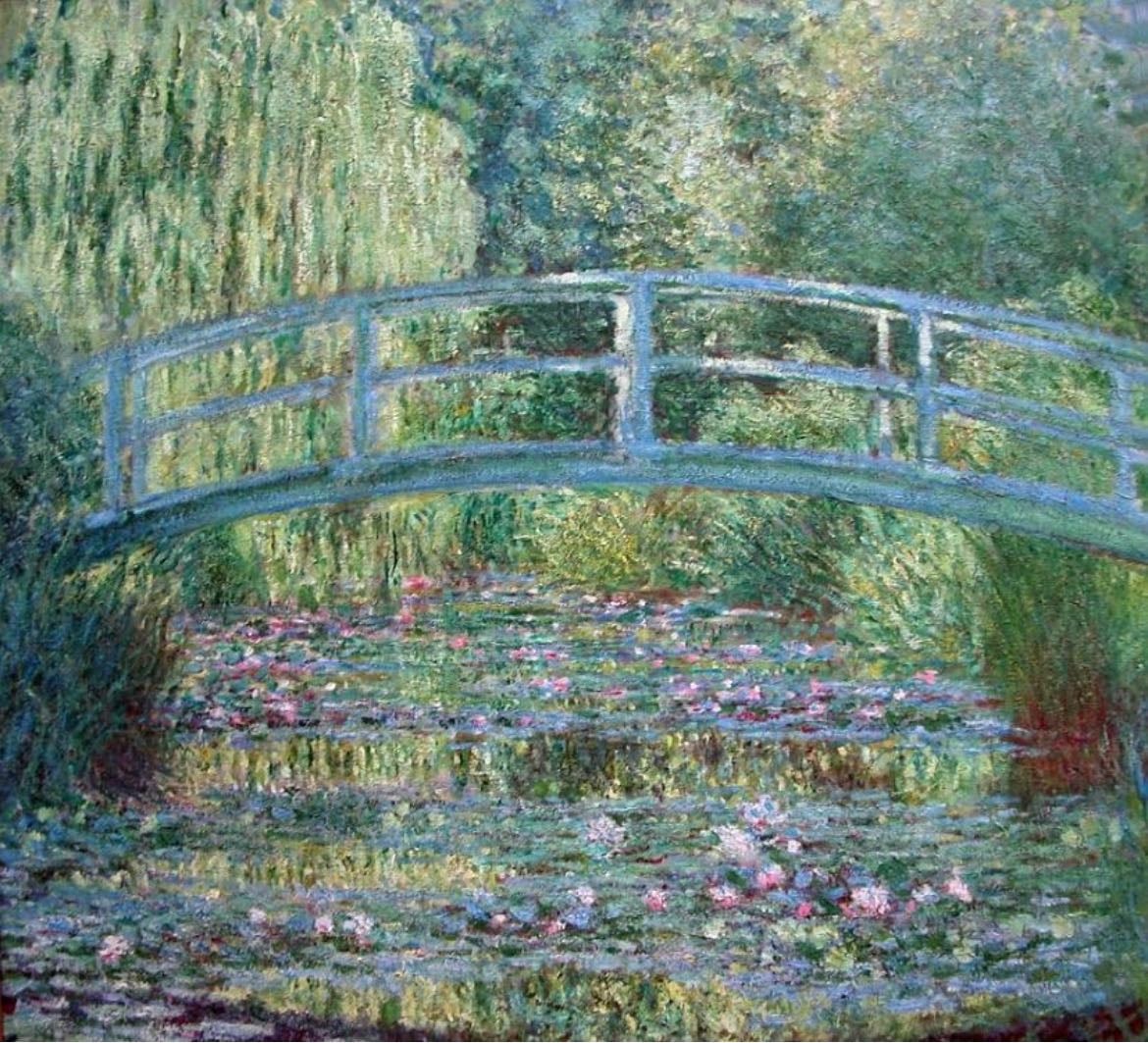 Le pont japonais-Claude Monet - A arte de Monet Ă© o silĂȘncio do instante antes que ele se escorra pelos dedos,celebra o instante que flui livre e natural.