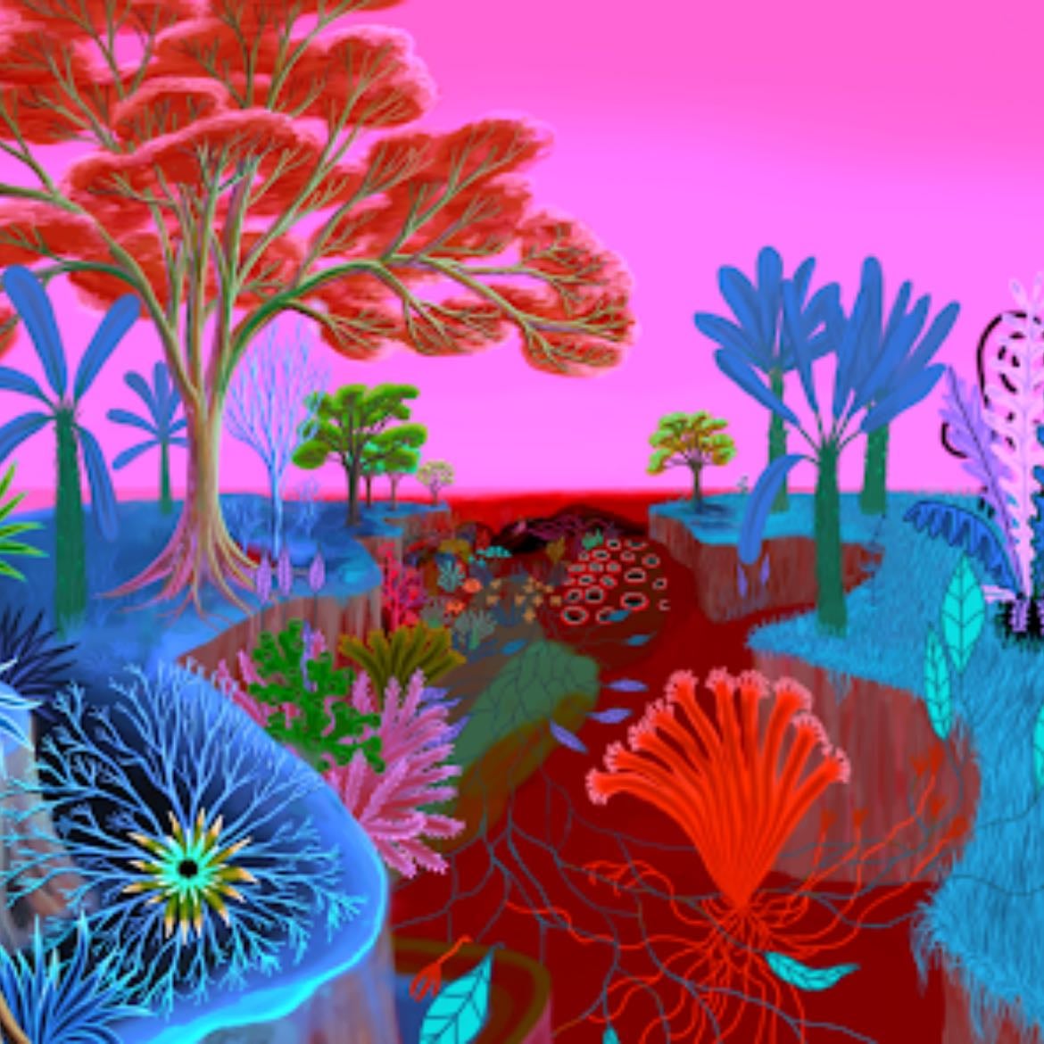 Zoomquilt - The infinitely zooming image