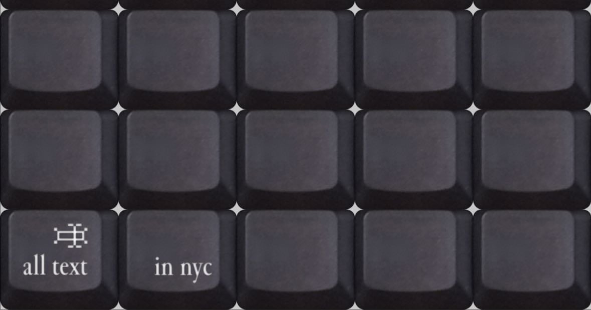 All text NYC - Search every visible word in NYC
