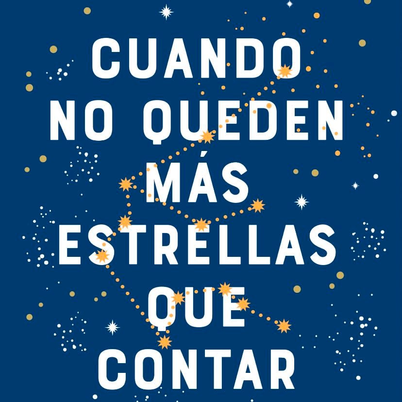 Cuando no queden más estrellas que contar - María Martínez