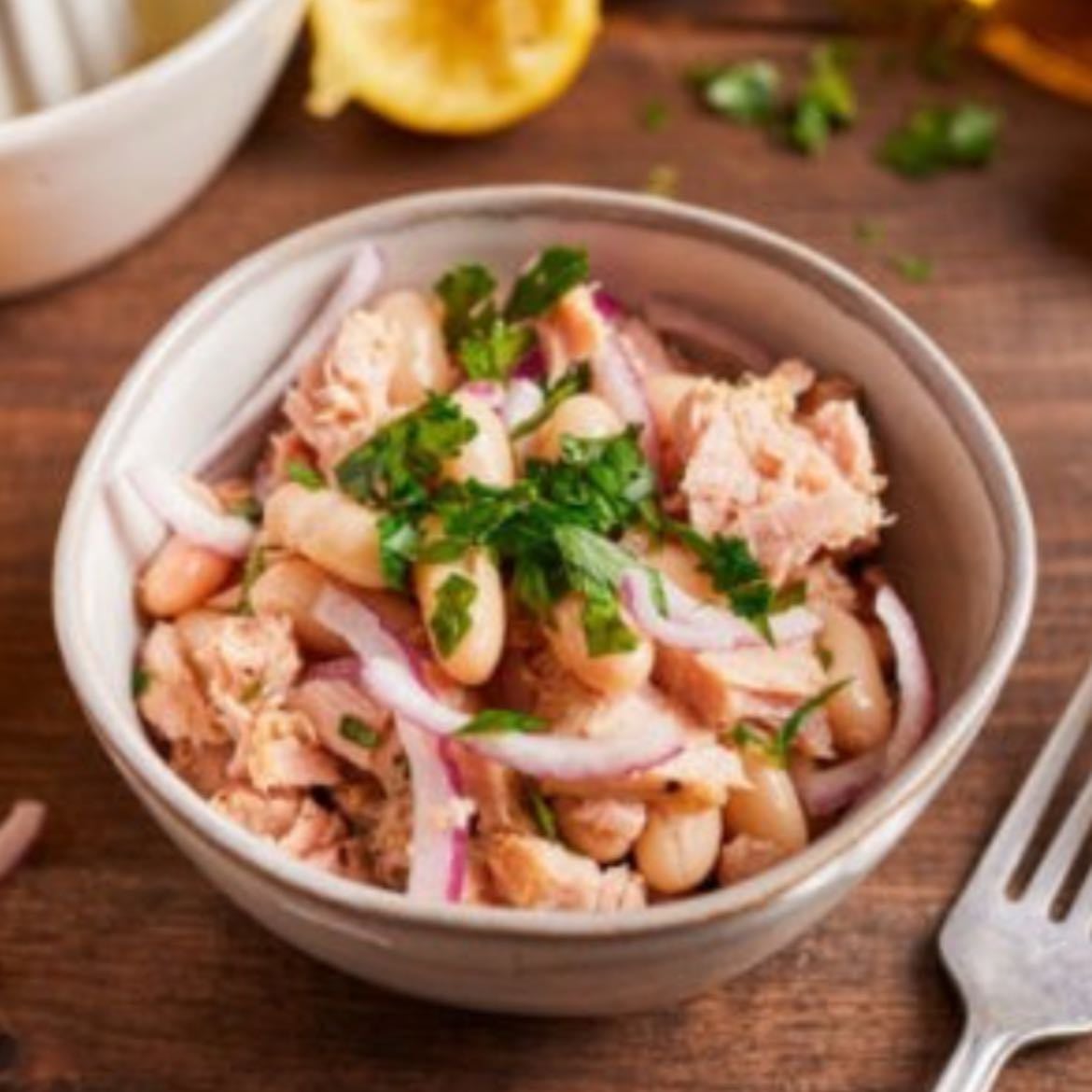 Beans and Tuna Salad Lunch