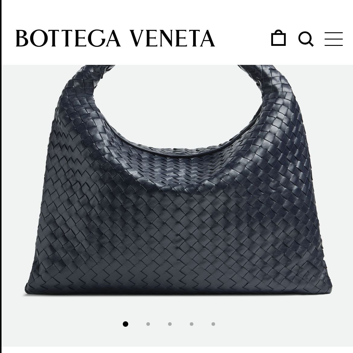 Shoulder bag realised with Intrecciato craftsmanship in calfskin leather. - BOTTEGA VENETA