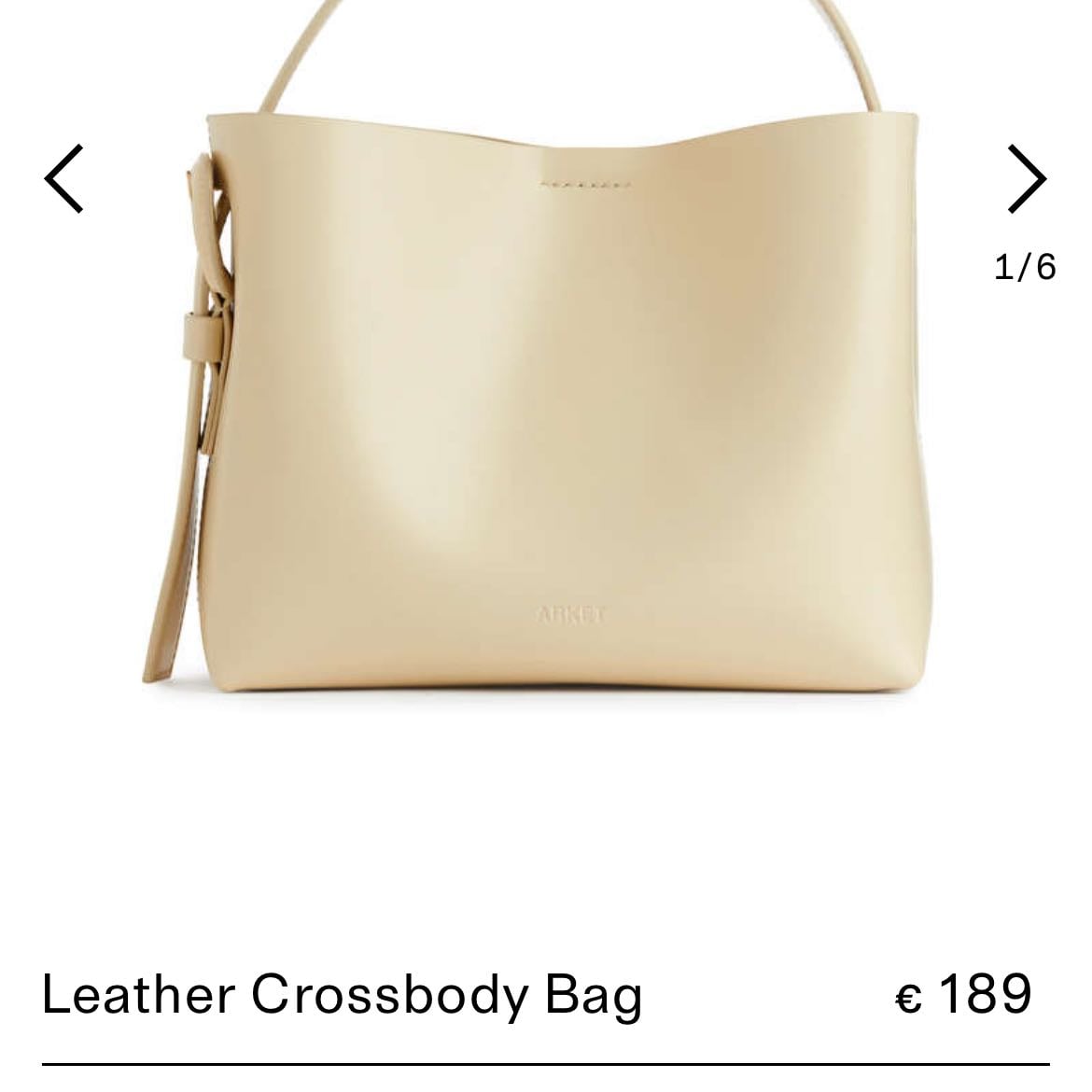 Leather Crossbody bag - Arket