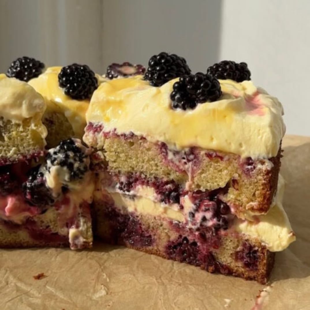 lemon blackberry cake