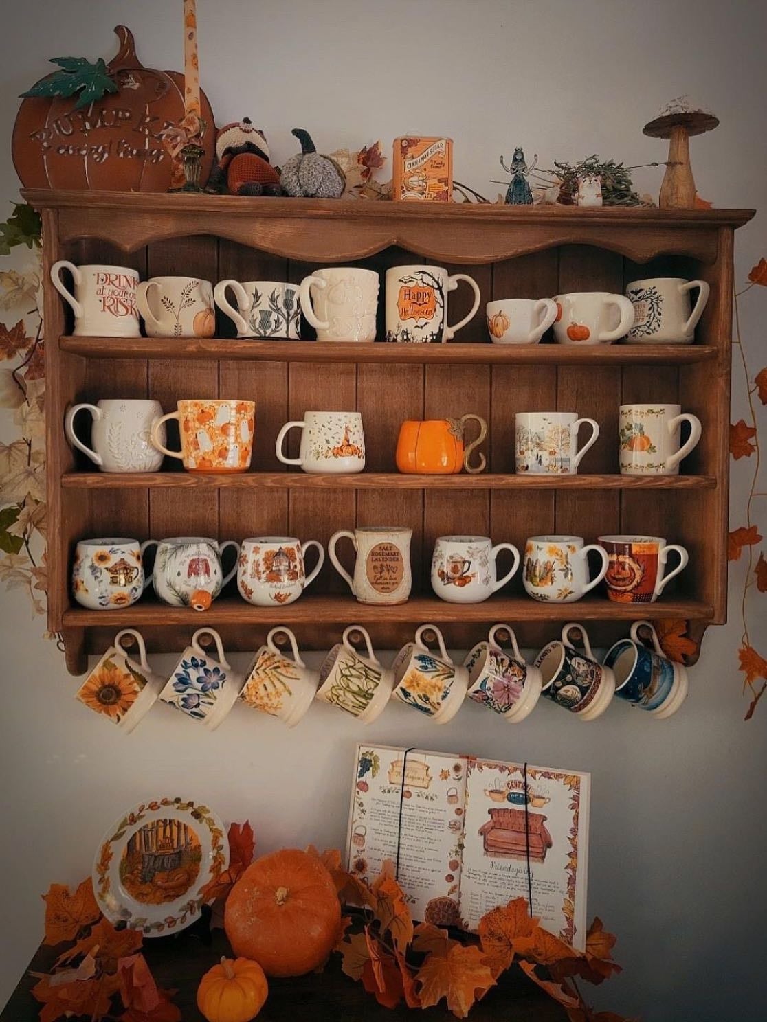 mugs on display
