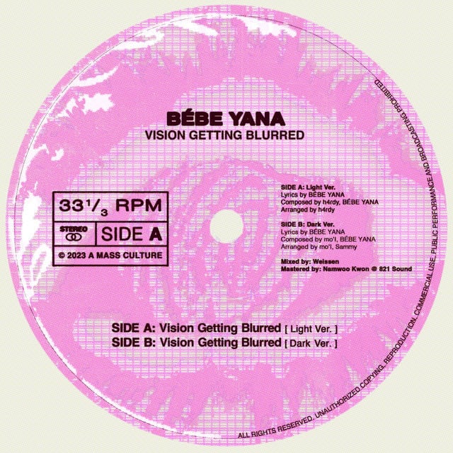 Vision Getting Blurred (SIDE A) - Song · BÉBE YANA