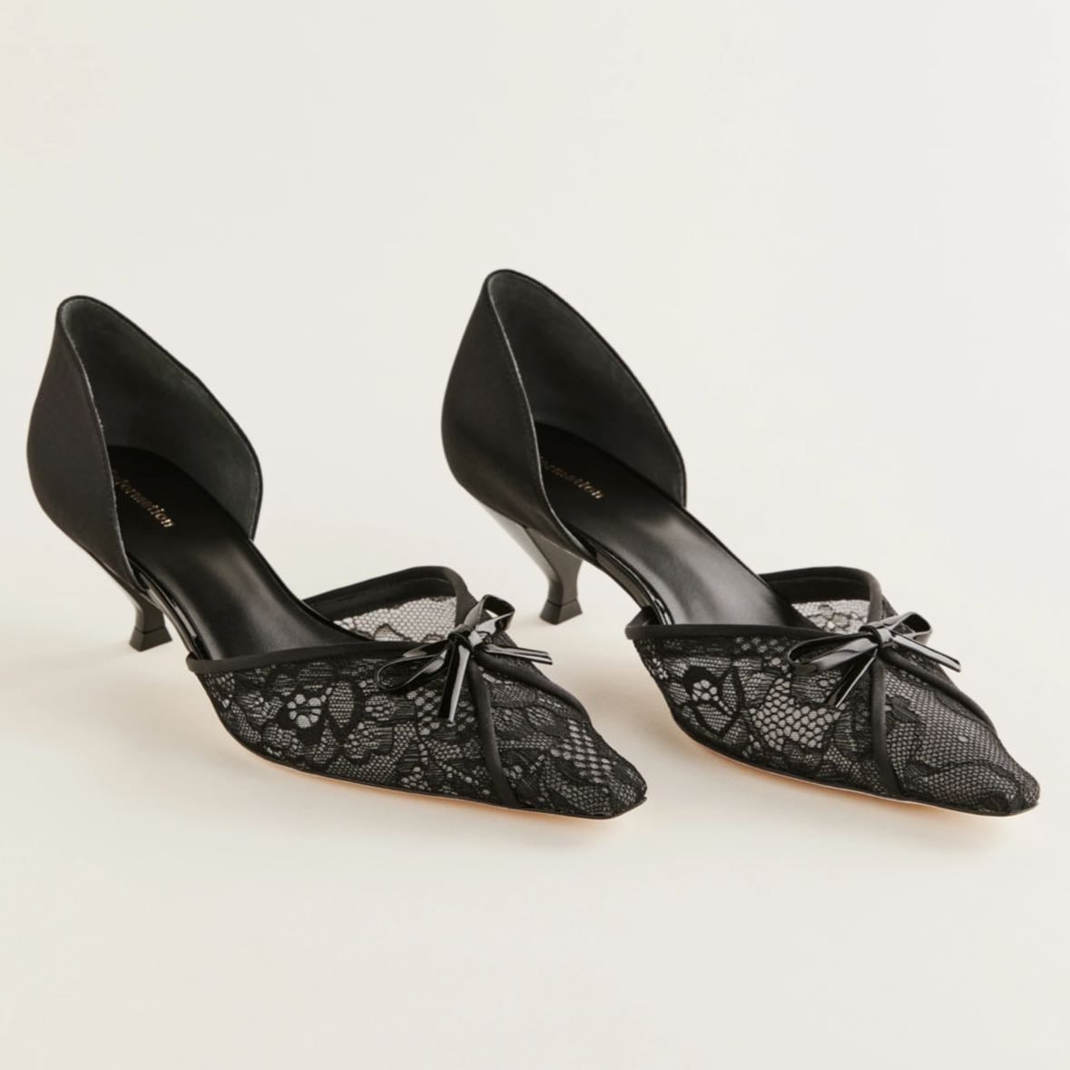 Reformation Lace Heels