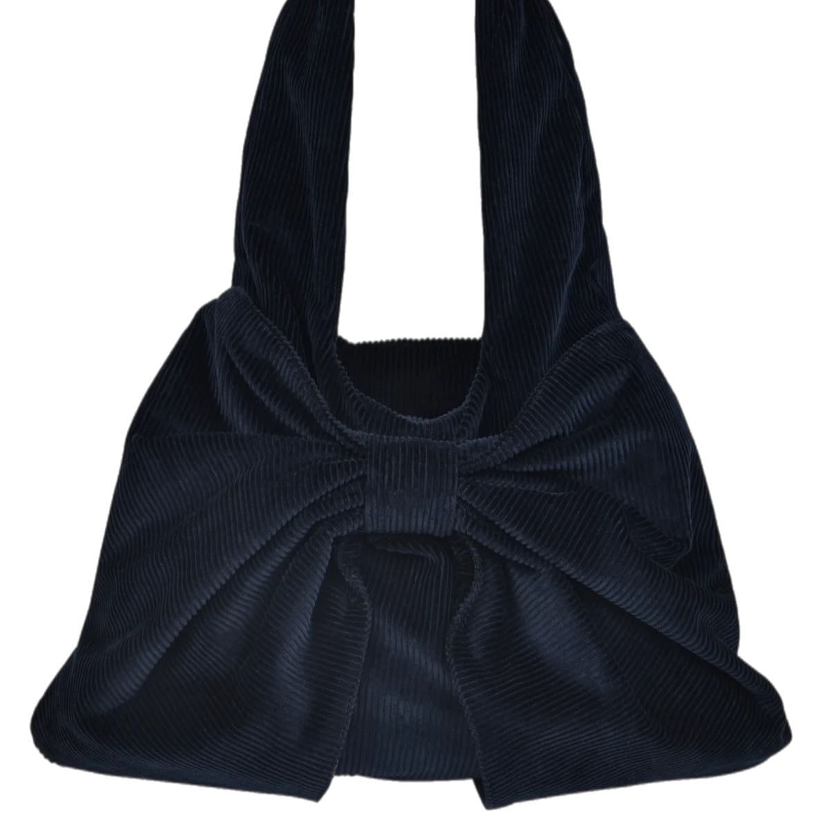 Bow Corduroy Bag