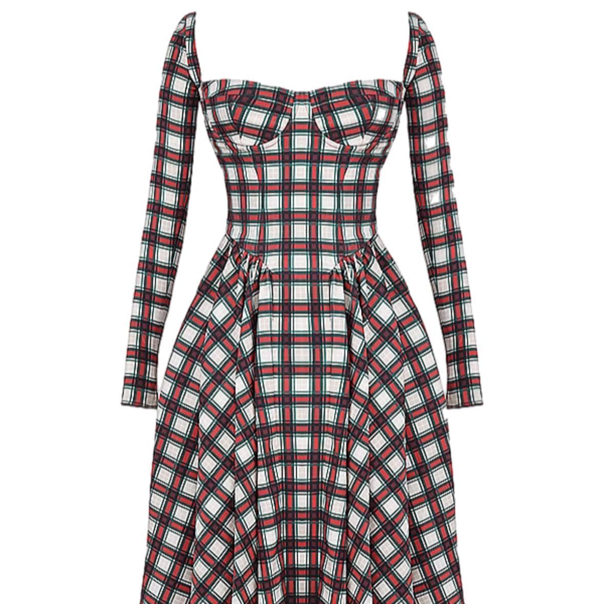 Plaid Dress
