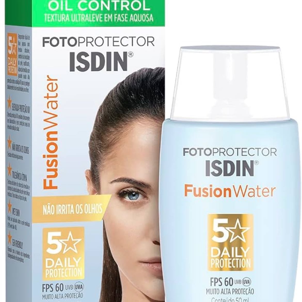 Protetor solar facial - Isdin - Toque seco, proteção por horas, fluido e rende muito