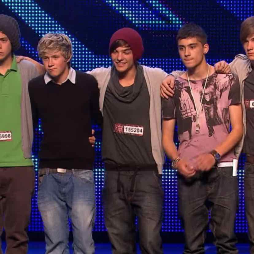 24th July 2010 - 1D formed on X Factor