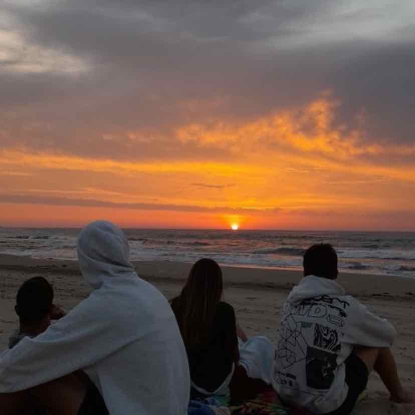 watch the sunset π