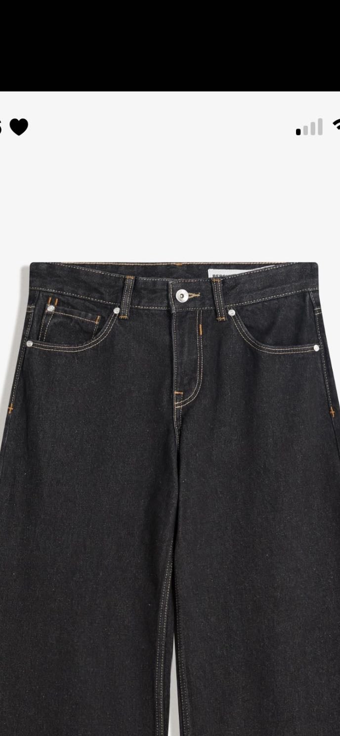 Baggy balloon raw denim - 30€ Bershka