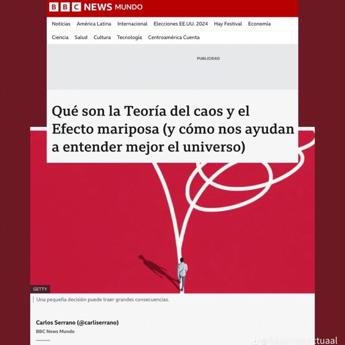 Que son la teorĂa del caos y el efecto mariposa