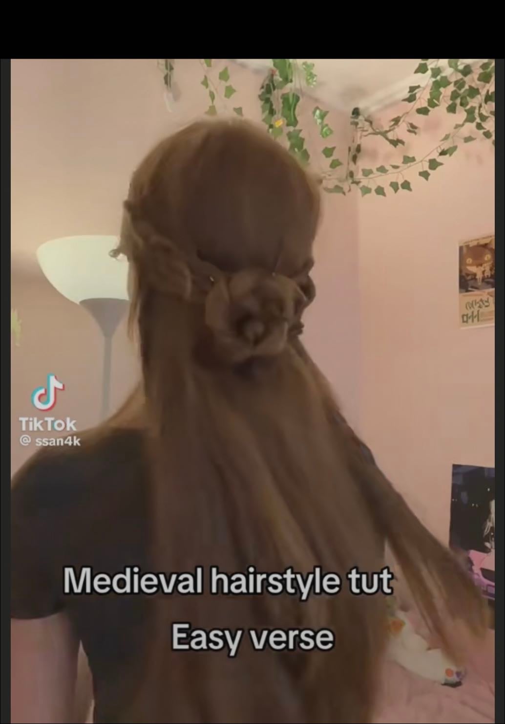 Trenzas que hacen como una rosa