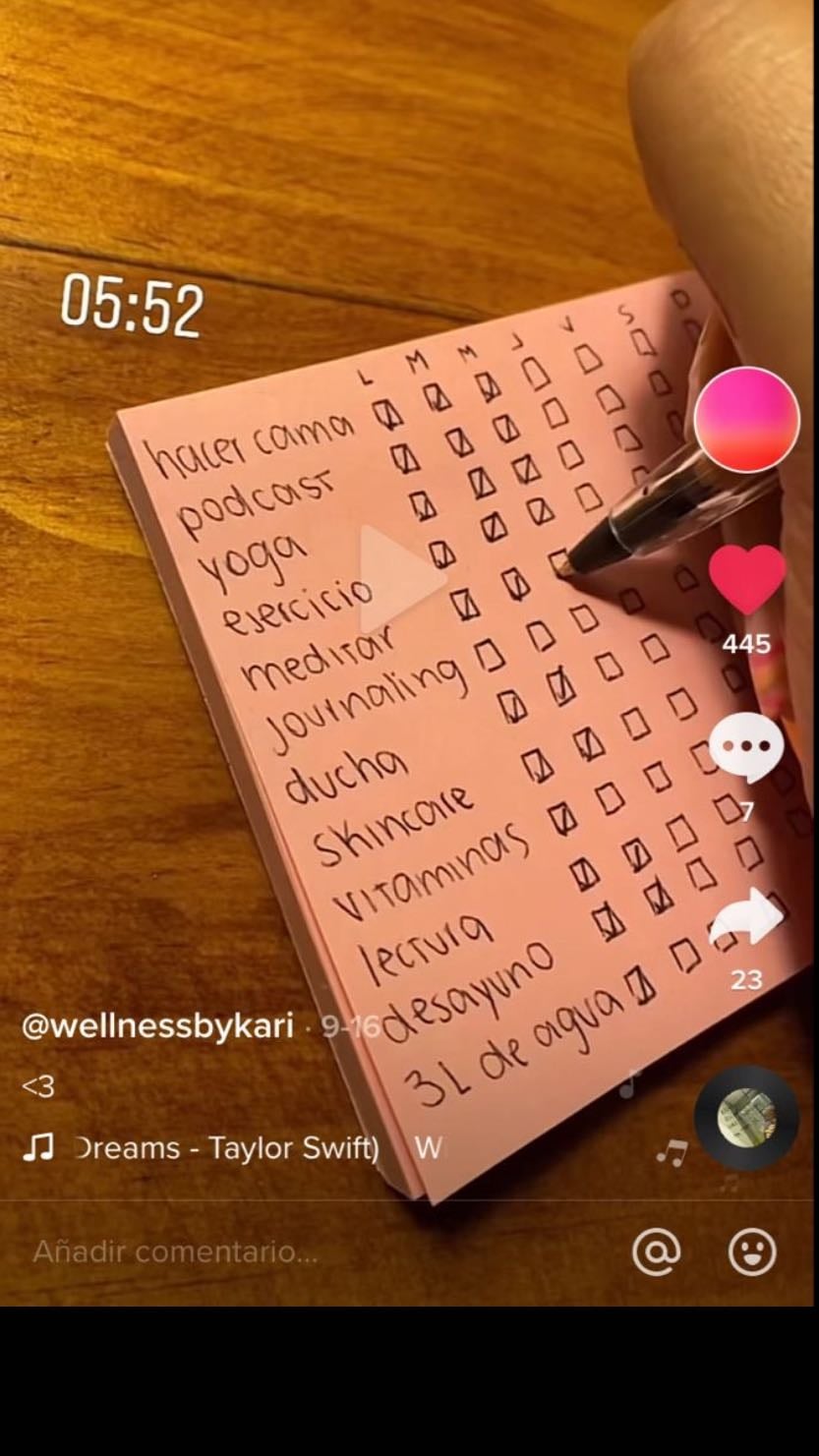Seguimiento de hábitos