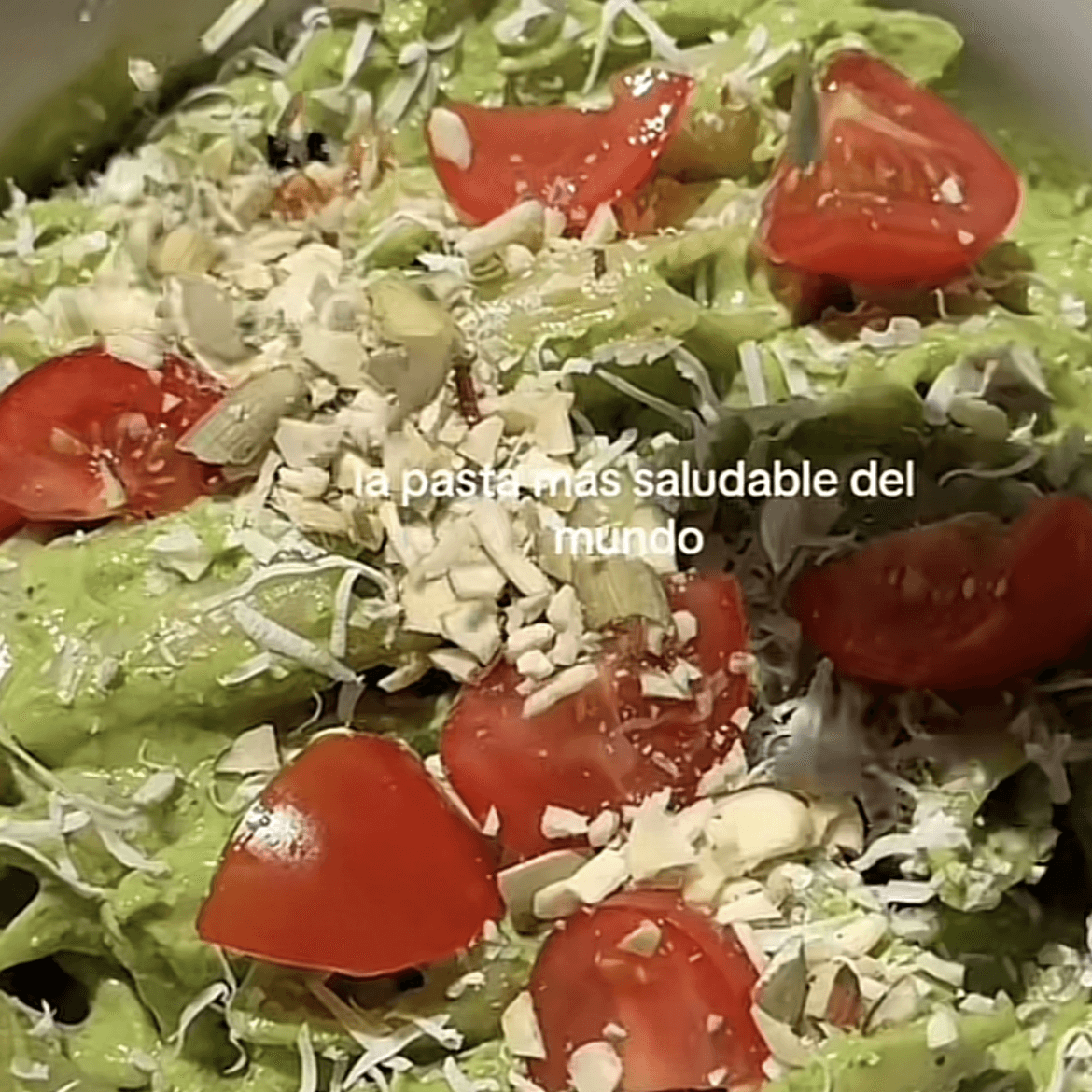 Healthy green pasta