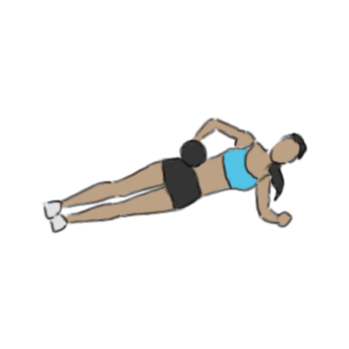 Gainage côté - 4 x 1min/coté