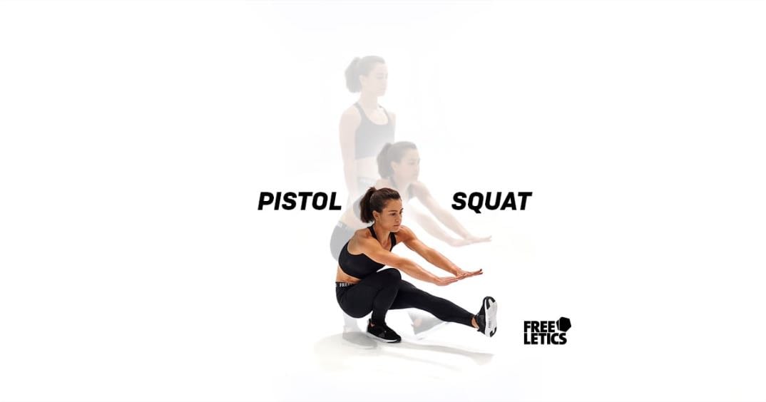 Pistol squats - 2x12/côté