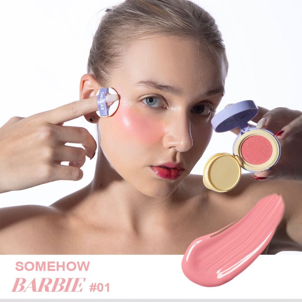 Vivid cushion blush ( tono : Somehow Barbie ) - Chillad