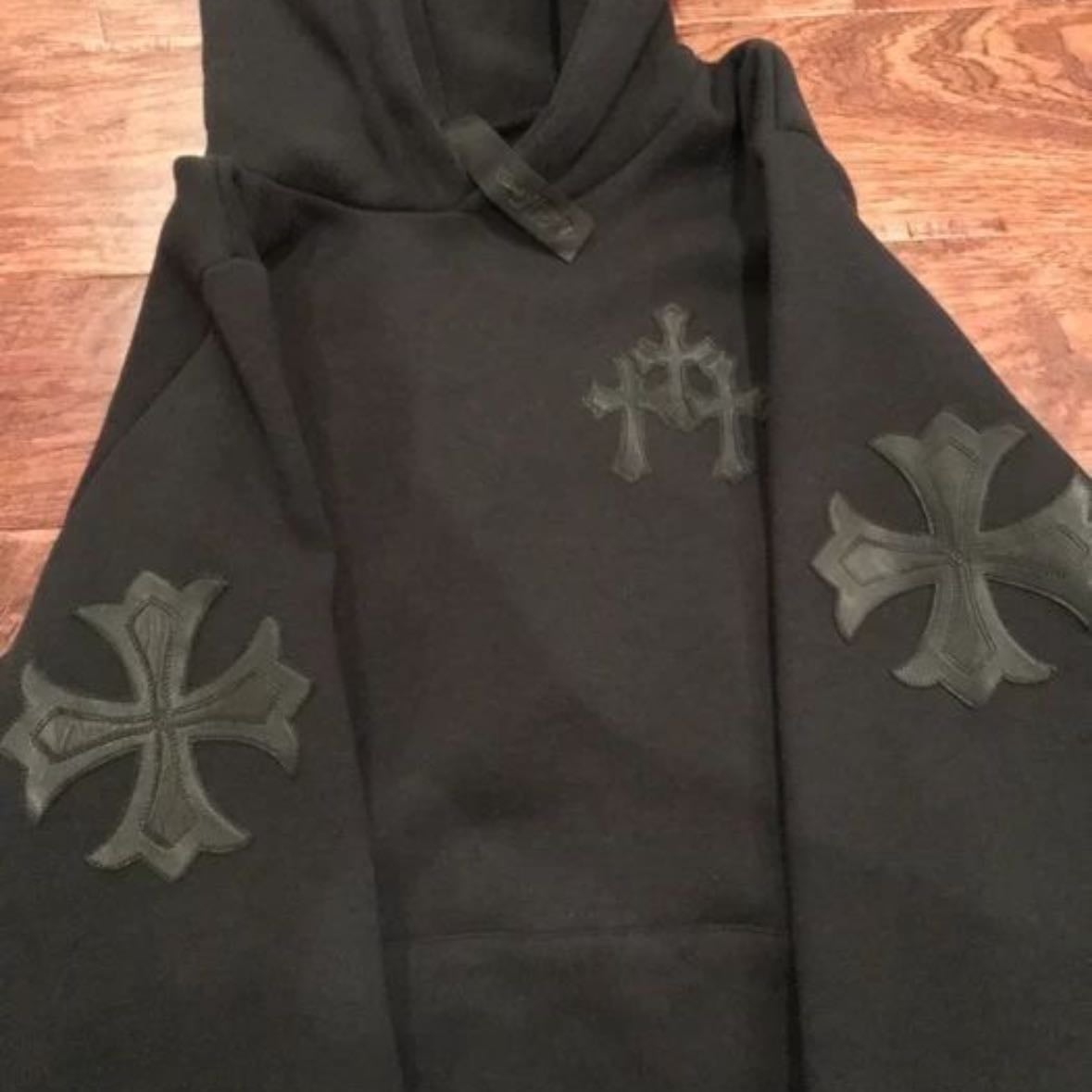 Black Chrome Hearts hoodie