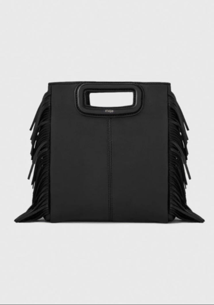 sac M Γ franges noir MAJE - 245β¬