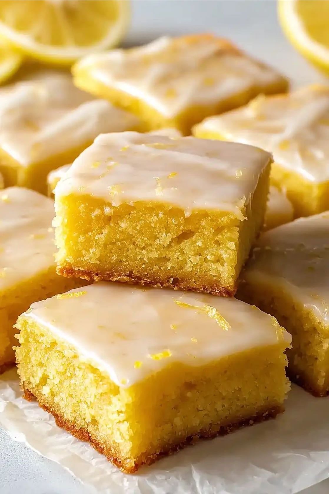 Brownies de limón - Instagram