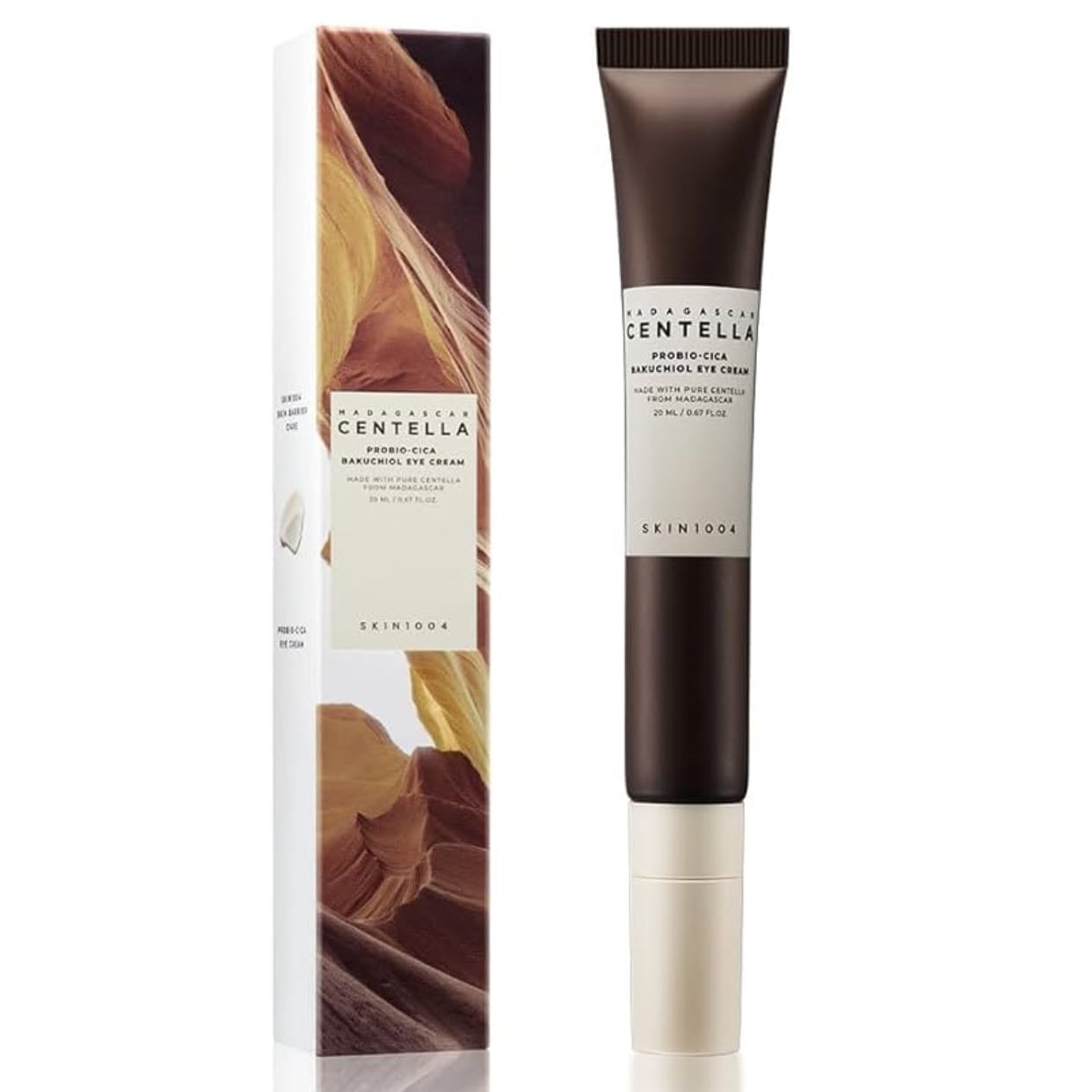 Crema contorno de Ojos Madagascar Centella Probio-cica Bakuchiol Día/Noche - SKIN 1004