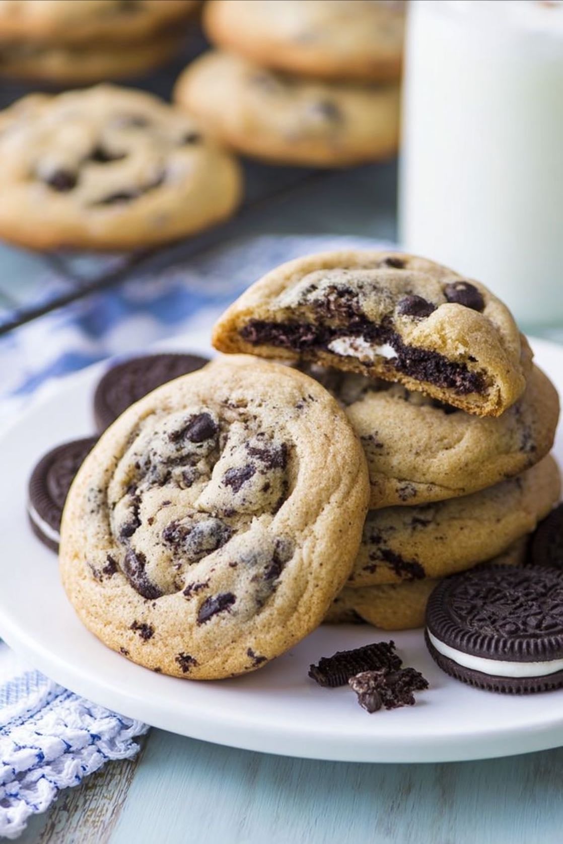Galletas oreo en sartén