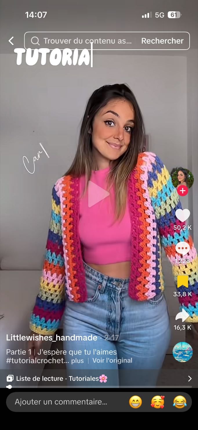 Gilet multicolore
