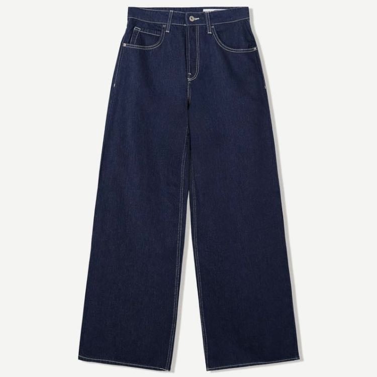 Jean bleu marine Bershka