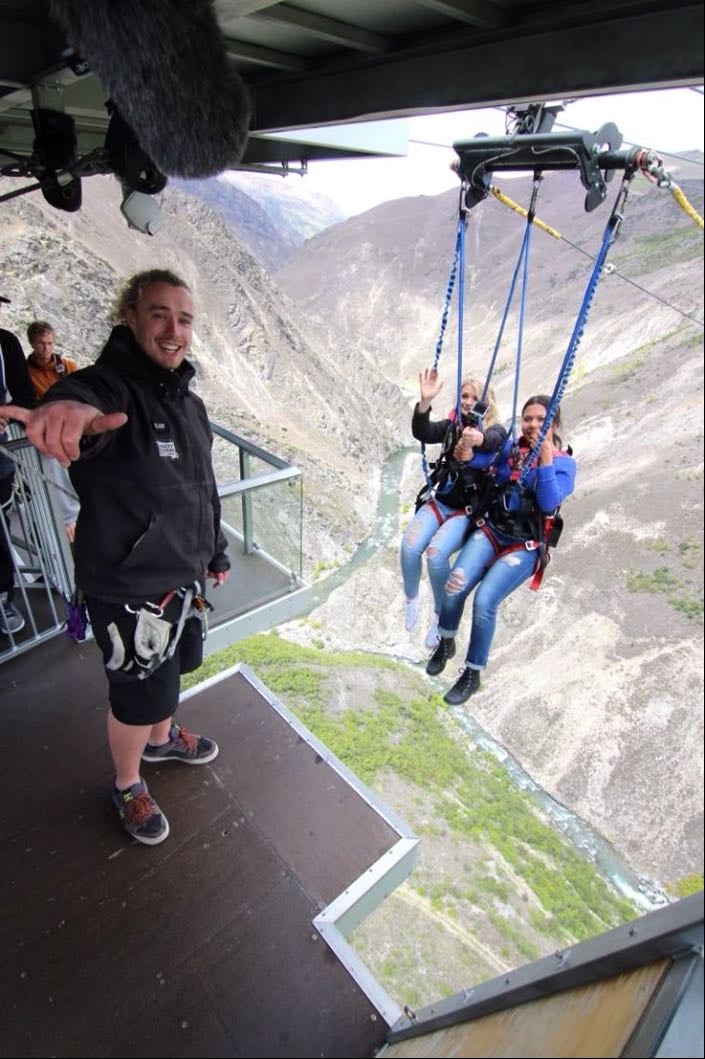 1. bungee jump - you know the one where u are like laying down and just get dropped a bit like a swing? yeah that one. Unfortunately wouldn’t be able to throw myself off