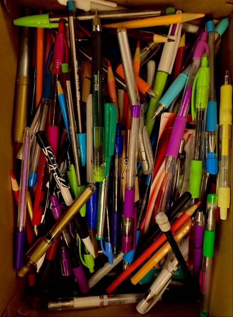 thin pens - my handwriting actually turns into a font whenever I pick up a pen with a thin tip.