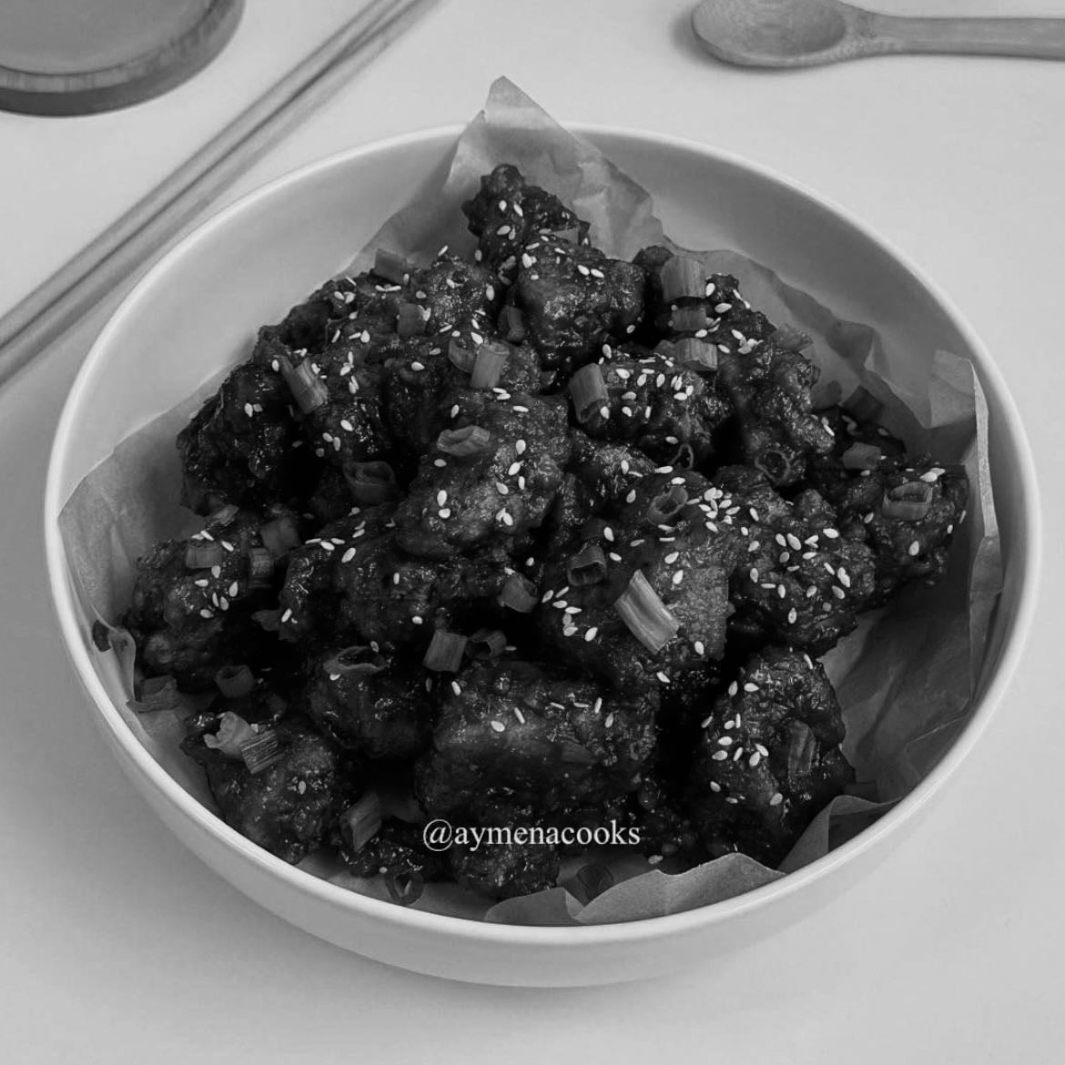 korean fried chicken - another recipe from @aymenacooks ugh it just looks delectable