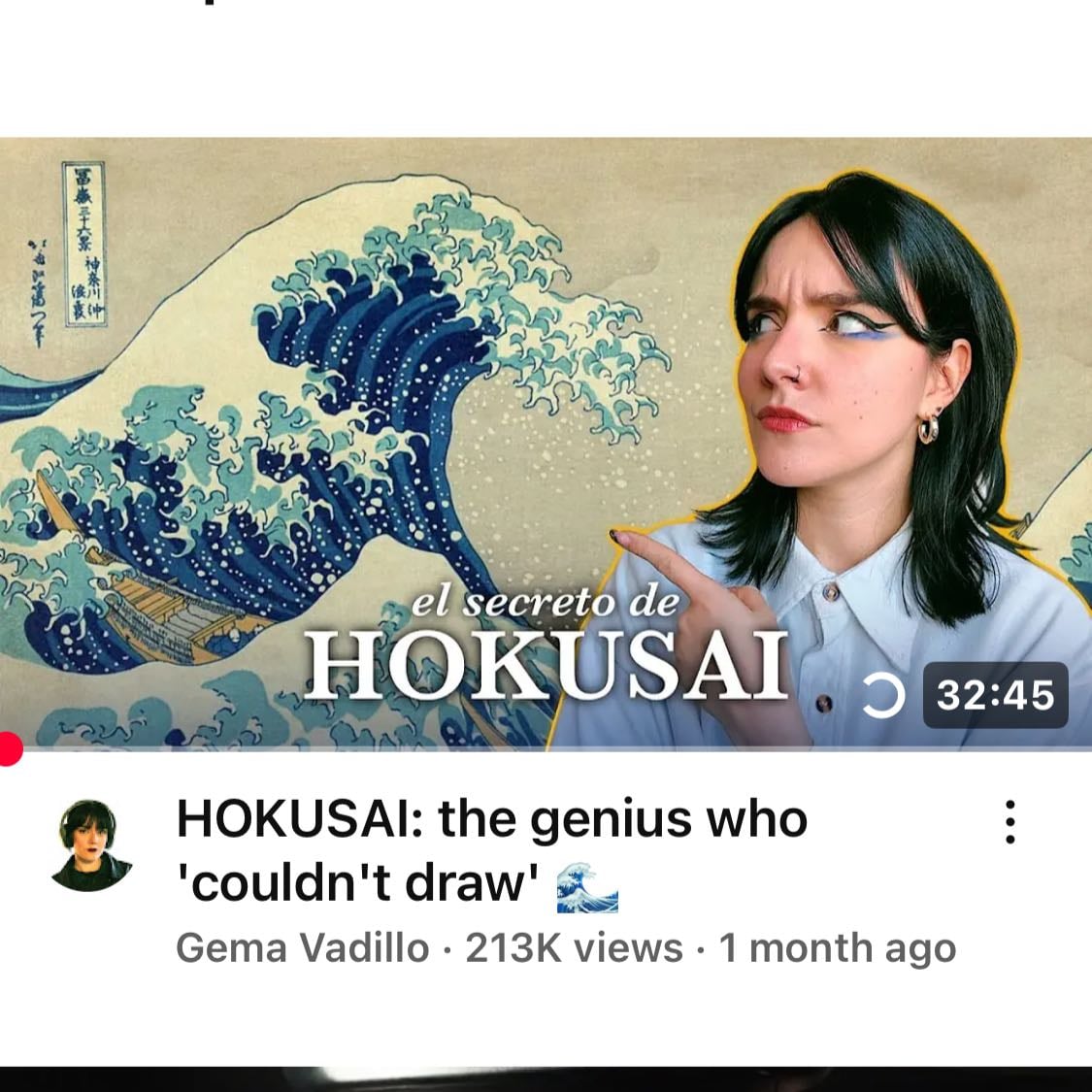 Hokusai: el genio que no podía dibujar - YouTube