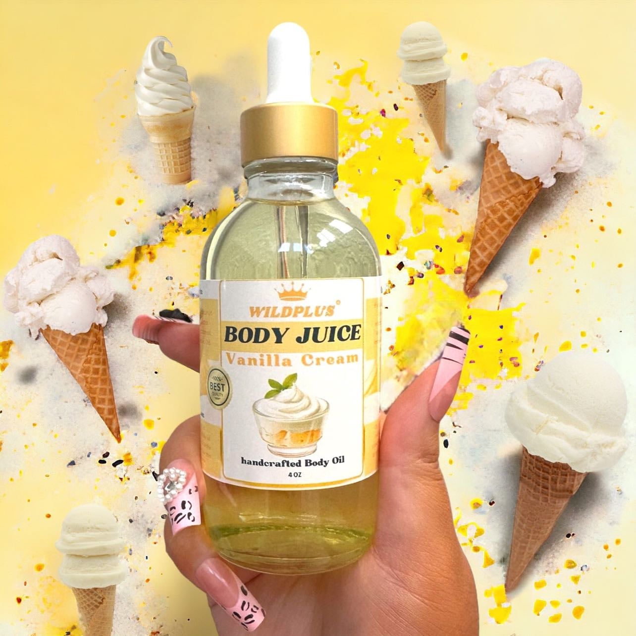 Vanilla cream - Body oil
