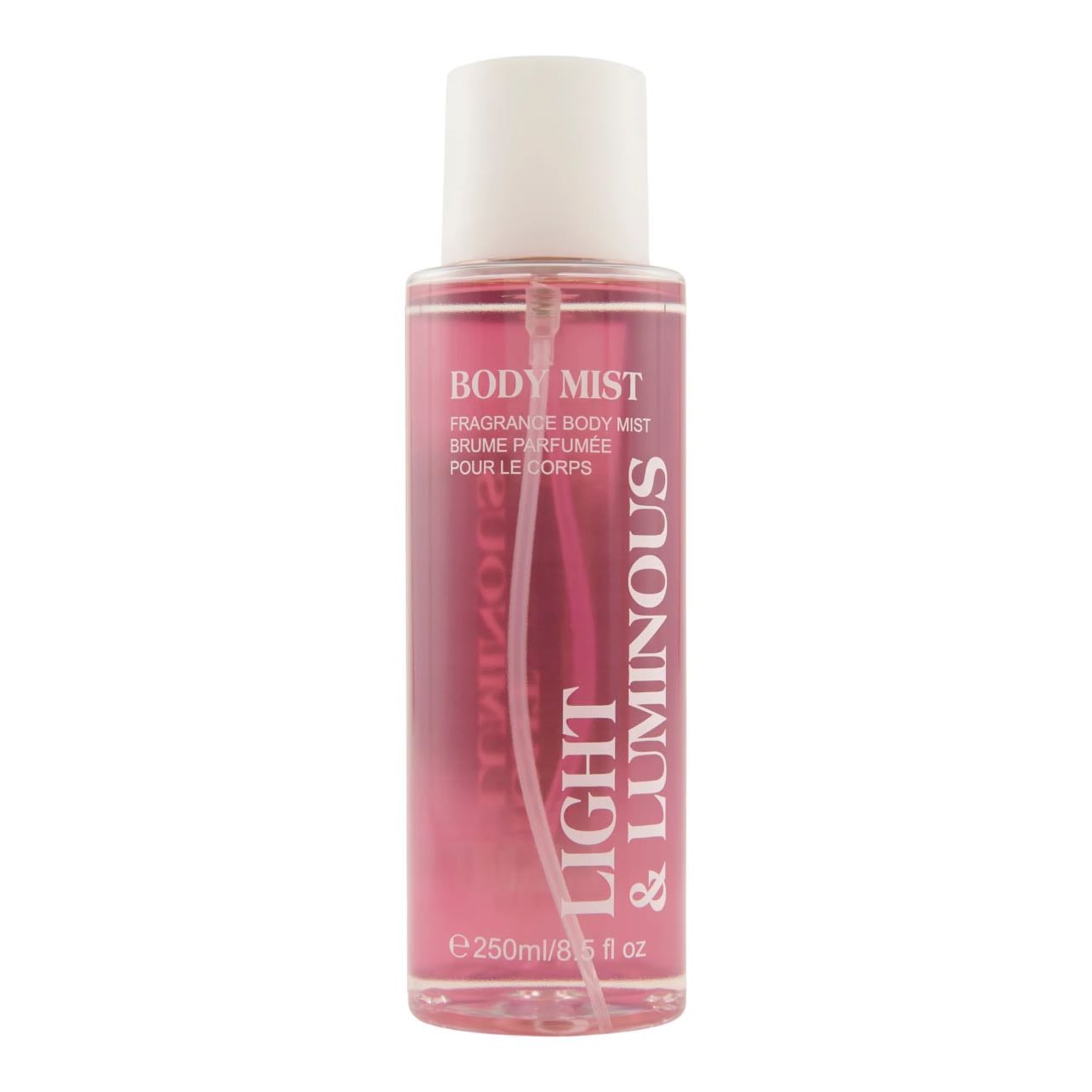Body mist, light, and luminous