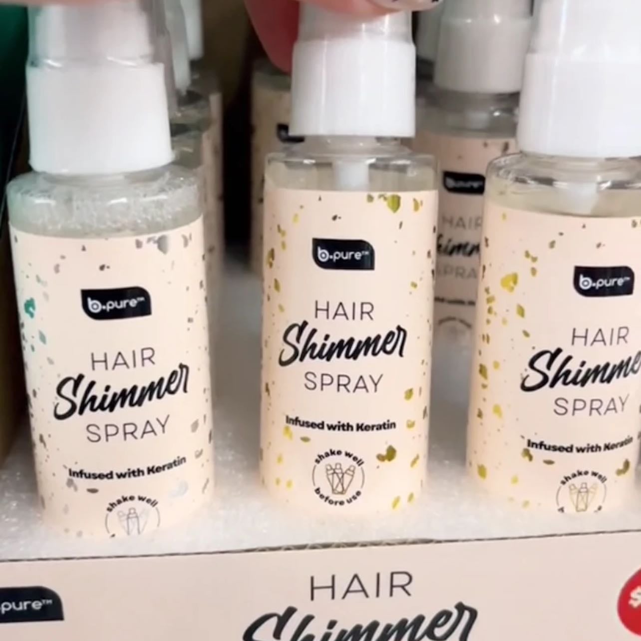 Shimmer spray, silver