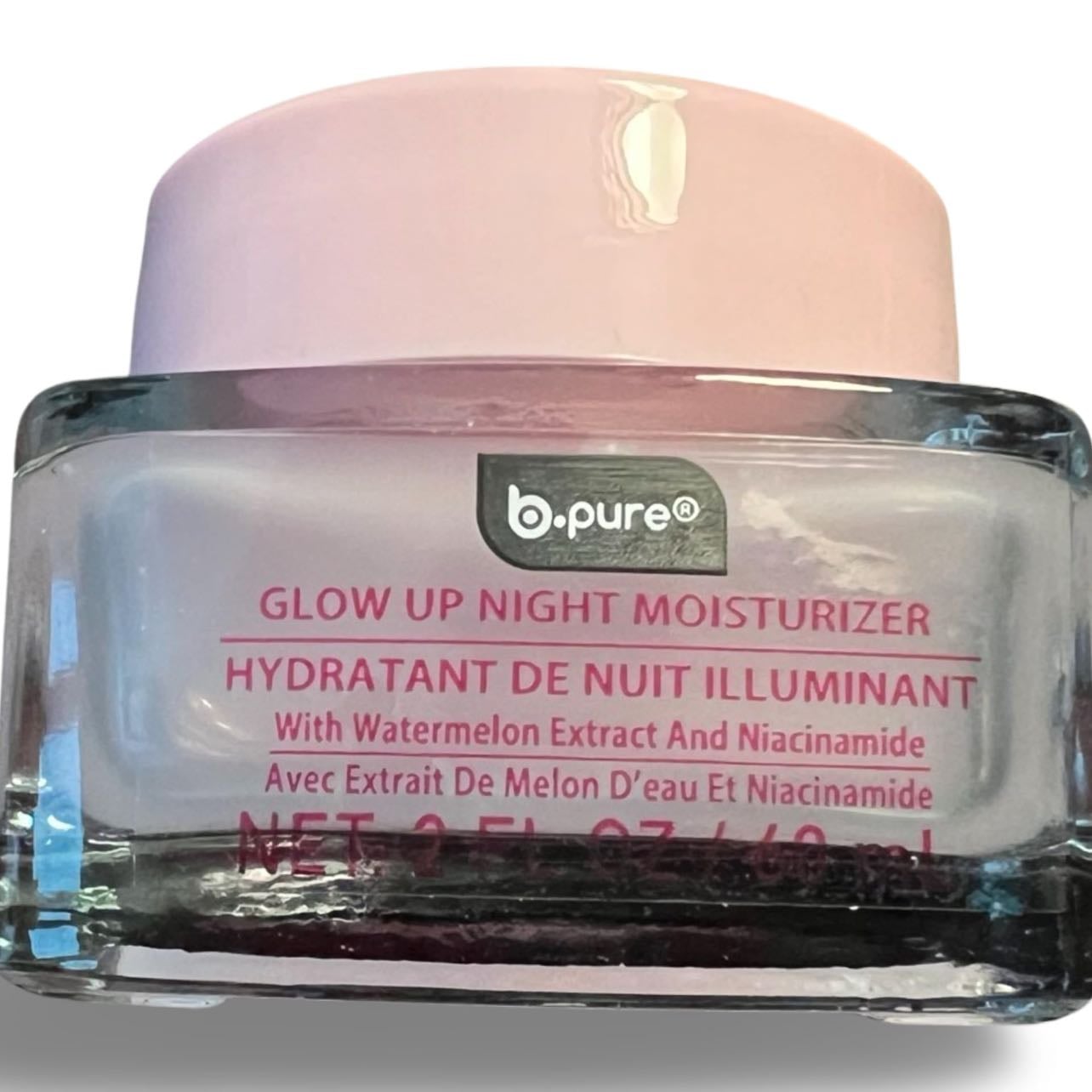 Be pure Glow up night moisturizer
